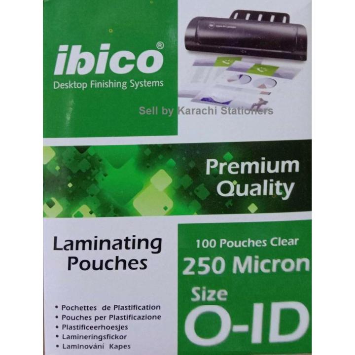 OID 250M 50pcs Lamination Pouches O-ID 250 Microns Lamination Pouch Hard Binding Card Pouch Laminating Pouch OID O.I.D.