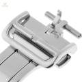 Stainless steel push-folding clasp folding clasp watch strap clasp 18mm. 