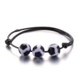 Sports Theme Party Gift Football Baseball Basketball Beads Charm Bracelets for Women Men. 