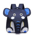 Cartoon Elephant Shoulder Bag Kindergarten Schoolbag Backpack For Toddler Kids. 