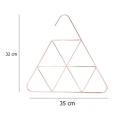 Metal Triangle Shape Tie/Scarf Storage Hanging Organizer / Hanger. 