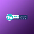 Nofea Napkins/Sanitary Pads Maxi Thick Extra Long - 16 Pads. 