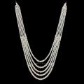 Unique Design Groom / Bride Necklace Mala (5 Layers) Dulha Mala, Pearl Multistrand Paki Wedding Jewelry, Pakistani Groom Jewelry, 5 Layers Sherwani Necklace For Groom. 