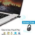 1Mii Bluetooth 5.2 USB Audio Transmitter Adapter for PC PS4 PS5 Wireless Audio Dongle with aptX Low Latency for Connecting Bluetooth Headphones Speakers (Only for Audio). 