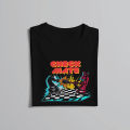 Chess Design Creative TShirt for Men Check Mate! Round Collar Polyester T Shirt Personalize Gift Clothes Streetwear. 