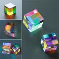 Optical Glass X-cube Dichroic Cube Prism RGB Combiner Splitter Educational Gift. 