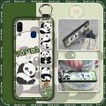 Silicone Phone Holder Phone Case For Samsung Galaxy A30/A20/M10s Cute Fashion Design panda protective ring Anti-dust. 
