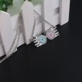 Rj Movie Hp Magic School Luna Lovegood Glasses Pendants Necklaces Witch Wizard Double Hands Men Love S Jewelry. 