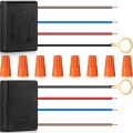 Touch Lamp Switch 2 Pack,Touch Lamp Control Module for Dimmable LED,Bulbs,Lamp Switch Replacement Kit with Wiring Caps. 