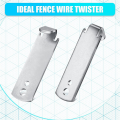 Fence Tools Fence Line Tensioning Tool T-Shaped Pimple Pile Climbing Post Winder Wire Tightener Metal Fence Pile Tool. 