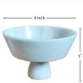 Decorative Marble Stand Bowl, Dining Table Fruits/Dessert Display Stand, Modern Dry fruit Bowl. 