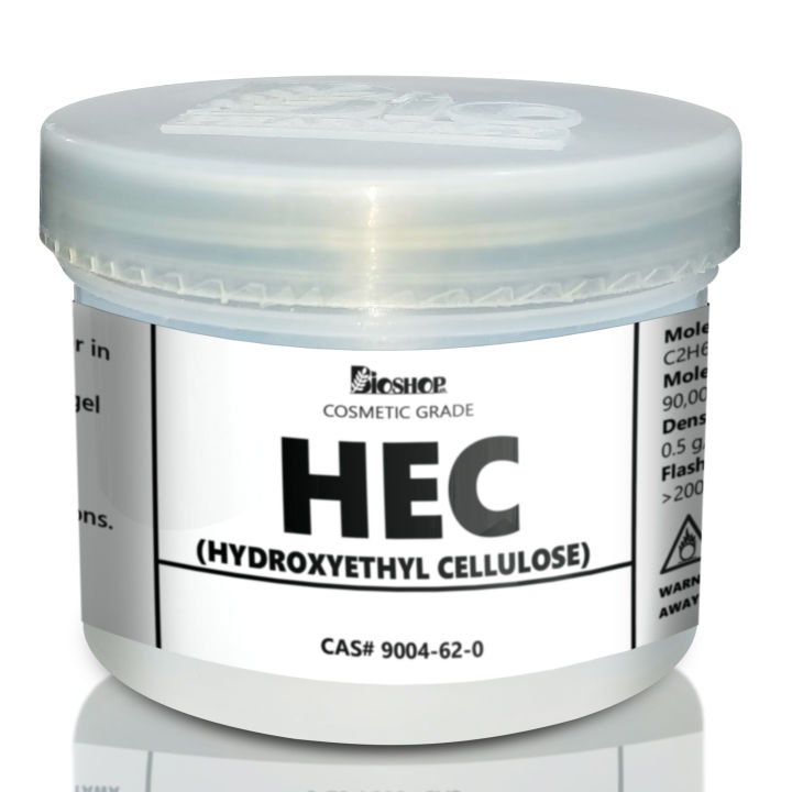 Hydroxyethyl Cellulose (HEC) – Cosmetic Grade Thickener & Stabilizer for DIY Gels, Serums & Shampoos