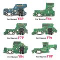 USB Charger Charging Port Board Flex Cable Connector For Huawei Y9S Y6P Y8S Y8P Y7P Y6S P40 Lite E 5G Y5 Y6 Y9 Prime 2018 2019. 
