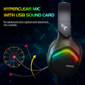 Somic G310 Wired Gaming Headset Rgb with Noise Reducing Microphone - Over the Ear Headphones for PC Gaming, Pubg Mobile, Laptop, Computer, PlayStation4, Xbox - 3.5mm + USB - By FunBug. 
