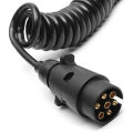 2M 7 Pin Car Towing Trailer Light Board Extension Cable Lead Truck Plug Socket Wire Part Couplings Circuit Plug Socket. 