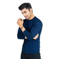 Summer Full Sleeve Round Neck T-shirt For Men, Casual Wear T-shirt, Cotton Jersey Black, Red, Blue T-shirt, Long Sleeve T-shirt For Men's. 