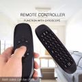 2.4GHz Flying Mouse 6-Axis Gyroscope Wireless Air Mouse Keyboard Remote Control For Smart TV PC. 