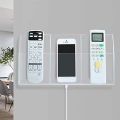Transparent Acrylic Wall Mount Mobile Phone Charging Holder Stand AC Remote Holder 1/2/3/ Campartments. 
