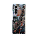 One Piece Luffy Zoro for Samsung zflip3/4 Phone case zfold2/3/4 Frosted Hard Case Protective Cover. 