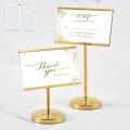 High End Hotel Buffet Label Rack Price Tag Display Stand Food Sign Holder Desk Sign Stand Name Card Clip Info Display Stand. 