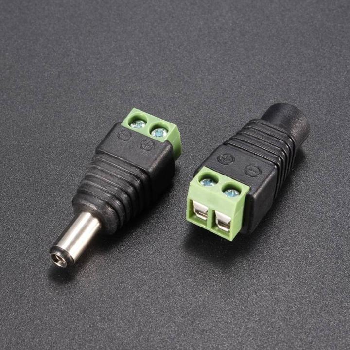 Male Female 12V DC Power Jack Plug Adapter Connector For Led Strip Light CCTV