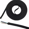 4mm-35mm black snakeskin mesh sleeve wire protective cover pet telescopic protective cover. 