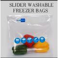 FRESH FRUIT SLIDER BAGS FOOD STORAGE BAGS  PACK OF 15 PCS SIZE 9*11  FREEZER FOOD PACKING PLASTIC BAGS. 