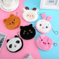 Cute Plush Coin Purse Panda Animal Coin Purse Zipper Coin Purse USB Wired Headset Mini Bag Key Bag Children's Birthday Gift Eatop. 