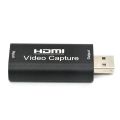 HDMI Capture Card 4K HD to USB2.0 Capture HDMI Card Video Grabber Record Box 1080P@30Hz Camera Recording Live Streaming. 