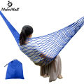 MeterMall Outdoor Travel Camping Sport Hammock Nylon Sleeping Bed Swing With Hooks For Garden Beach Hunting Hiking Traveling 1 / 2 Pcs. 