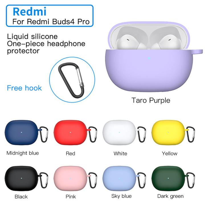 Silicone protective Case For Xiaomi Redmi Buds 4 Pro Cover Candy Color Soft Thin earphone cover For Redmi Buds 4 Pro