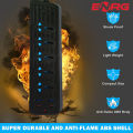 Energy  ENRG Smart Universal Extension Lead Board 5 Power Socket + 2 Usb + 2 Type C Fast Charging Ports Plug For Electronics Mobile Charging With 2 Meter Heavy Duty Copper Wire. 