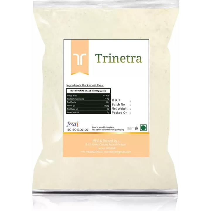 Trinetra Best Quality Buckwheat Flour / Kuttu Atta 500g  (500 g)