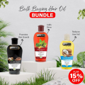 Hemani Live Natural - Pack Of 3 Coconut, Argan, Blackseed Hair Oil 100ml Any3. 
