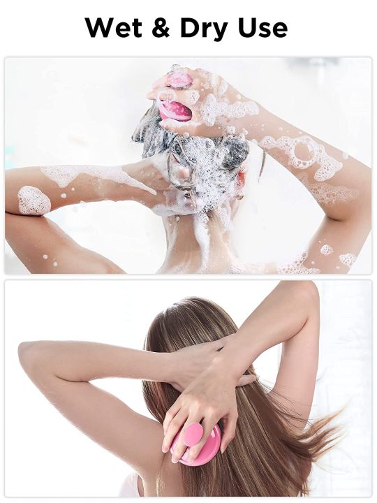 Hair%20Scalp%20Massager%20Shampoo%20Brush%20Soft%20Silicon%20Bristles%20Pink%20Color%20-%20Image%204