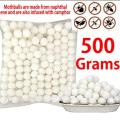 Anti Cloth Moths Naphthalene Balls - 500 Grams Cupboard Wardrobe Mothball Naphthalene Anti-insect Camphor Ball Repellent. 
