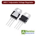 LM317T Voltage Regulator 1.2V to 37V 1.5A TO-220 by Electrica. 