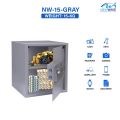 Digital Security Safe Locker NW-15 White Secure Cash, Jewelry, Id Documents Size; D 13.5" W 15" H 16”. 