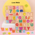 Educational learning letters numbers, Wooden Alphabet, Wooden Board , English Counting Alphabets, Baby Learning  Kids Learning Toys for Kids Toddlers Preschool Early Learning Educational Toys. 