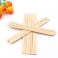 Set of 24 - Bamboo Flat BBQ Skewers, Flat Style Bamboo Wooden Meat and Fruit Skewers Vegetables Sticks Arts & Crafts. 