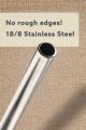 14AM Steel Straws + Straw Cleaning Brush | Straws for Drinking Juice | Metal Straw | Eco Friendly Products | Stainless Steel Straw | Strow | Straw for Kids | Reusable Straw | Steel Sipper with Straw. 