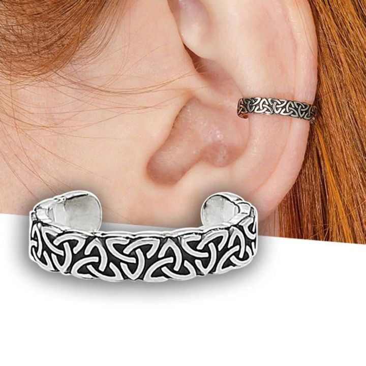 QIAMNI Fashion Ear Cuff No Piercing Earrings Viking Slavic Antique Jewelry Earcuffs Clip Earring for Women Men Bohemian Bijoux