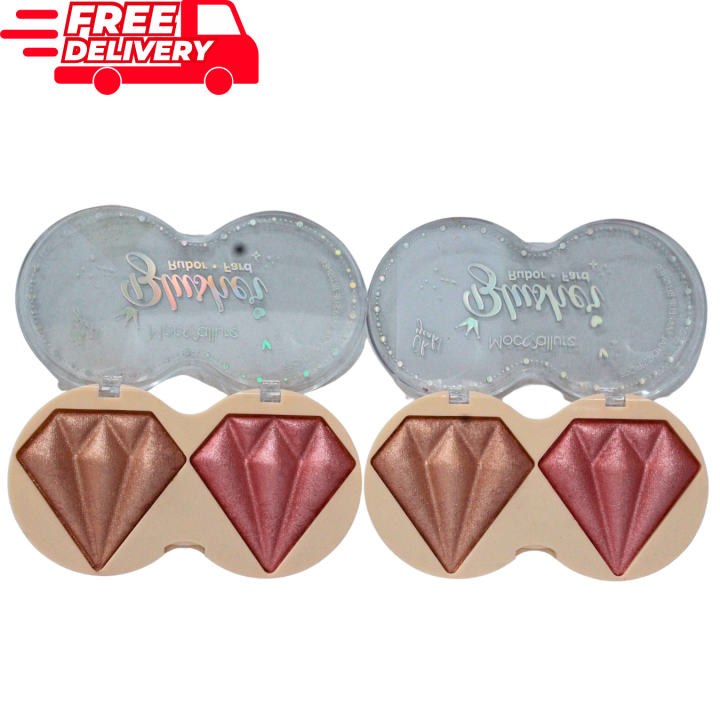 Mocoallure 2IN1 Blusher & Highlighter(4 Shades)