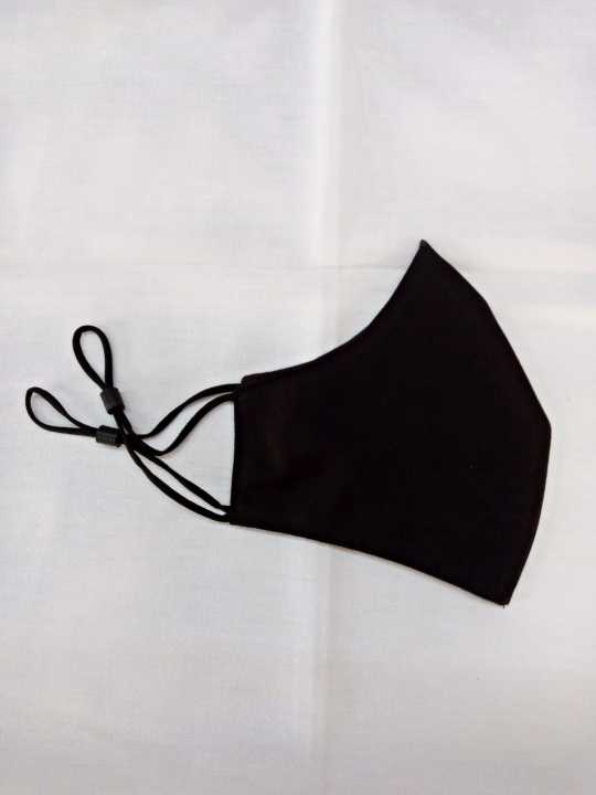 6%20Pc's%20New%20Black%20Cotton%20Face%20Mask%20-%20Anti-Dust%20Fashion%20Black%20Face%20Mask_%20For%20Womens%20And%20Mens%201%20Pc%20Gift%20-%20Image%203