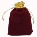 BIDH BAG MAROON POUCH NIKKAH BIDH BAG - 50 PCS - NIKKAH DECORATION ITEMS. 