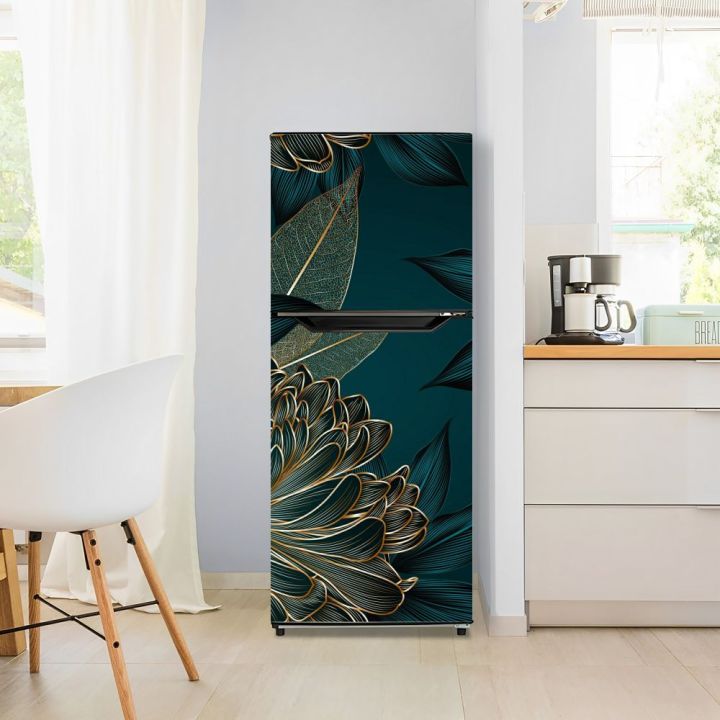 Nature%20Attracting%20Fridge%20Stickers%203d,%20Door%20Wrap,%20Waterproof,%20Self-adhesive%20PVC%20by%20Smart%20Art%20-%20Image%203