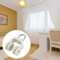 Ceiling Curtain Track Flexible Bendable Curtain Track Rollers Plastic Drapery Rail Sliding Glider for Shower Curtain. 