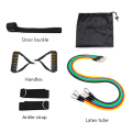 11-Piece Resistance Bands Set – Pull Rope Yoga & Fitness Elastic Bands with Handles, Ankle Straps & Door Anchor for Home & Gym Training – Blendzii Outleex®. 