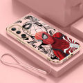 Samsung Galaxy A56 A36 A26 5G Spider Man Pattern Silicone Cover Marvel Series Lightweight TPU Case. 
