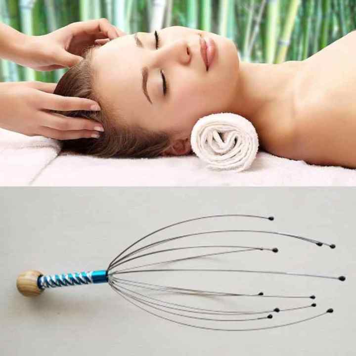 New High Quality Relaxing Head Scalp Massage Octopus Manual Massager For Deep Relaxation And Stress Relief